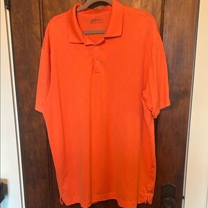 Nike Men's Bright Orange Polo Shirt
